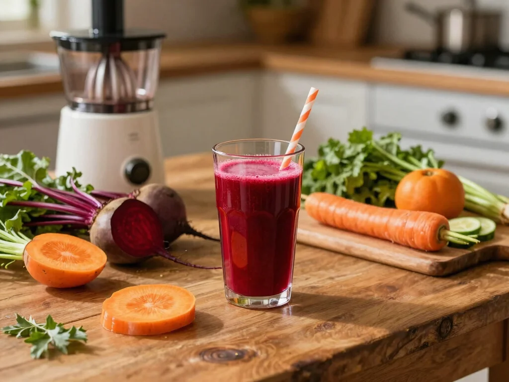 20 Juice Recipes for Pregnant Women (Safe & Nourishing) - 4. Veggie Vitality 1