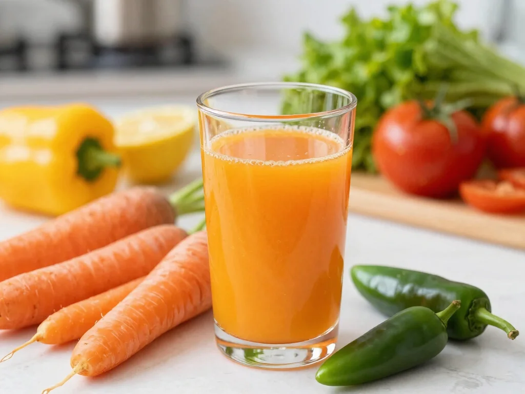 20 Juice Recipes for Pregnant Women (Safe & Nourishing) - 7. Spicy Carrot Citrus 1