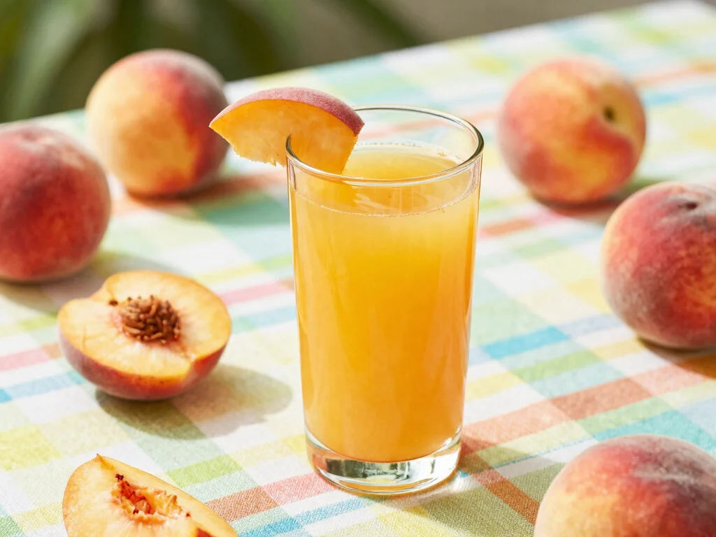 20 Juice Recipes for Pregnant Women (Safe & Nourishing) - 8. Peachy Keen 1