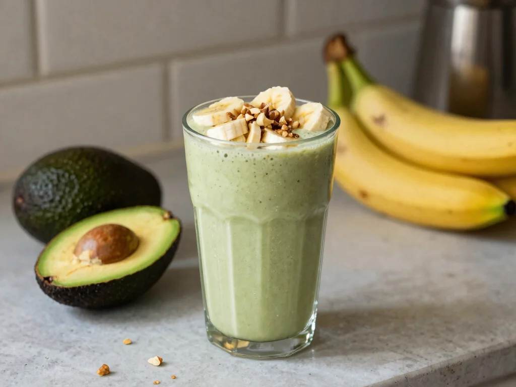 20 Juice Recipes for Pregnant Women (Safe & Nourishing) - 9. Avocado Smoothie Juice 1