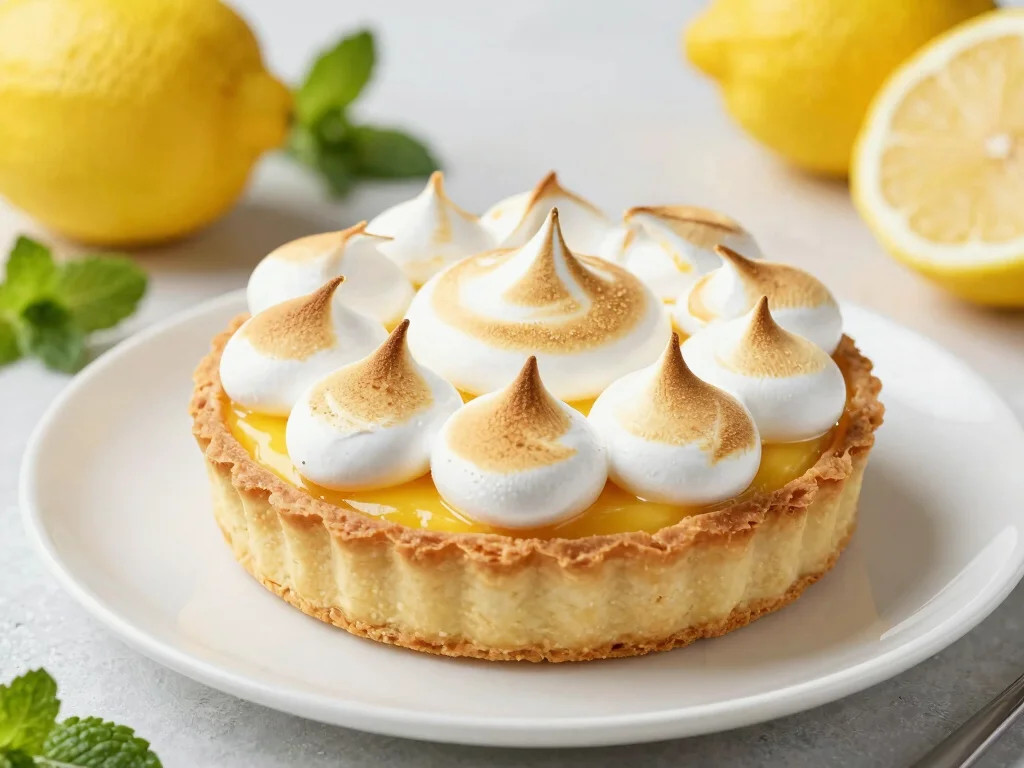 20 Recipes with Lemon Juice (Zesty & Bright) - 12. Lemon Tart with Meringue 1