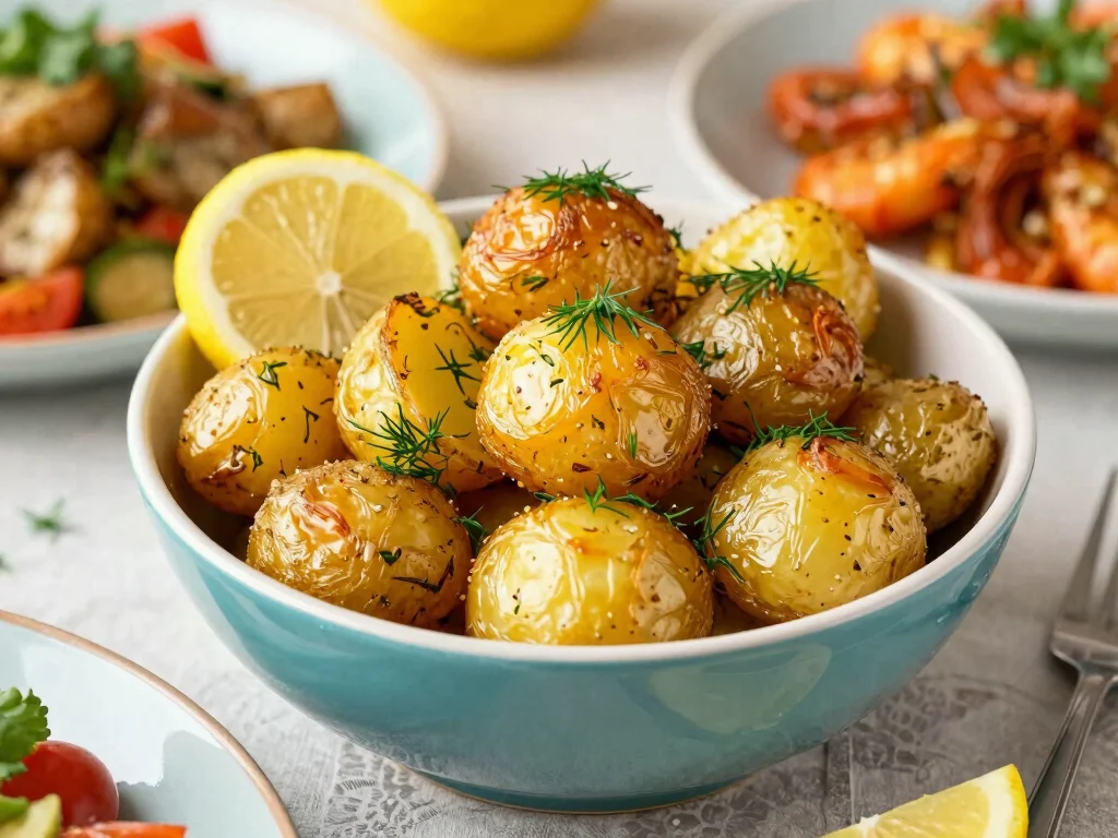 20 Recipes with Lemon Juice (Zesty & Bright) - 18. Lemon and Dill Roasted Potatoes 1