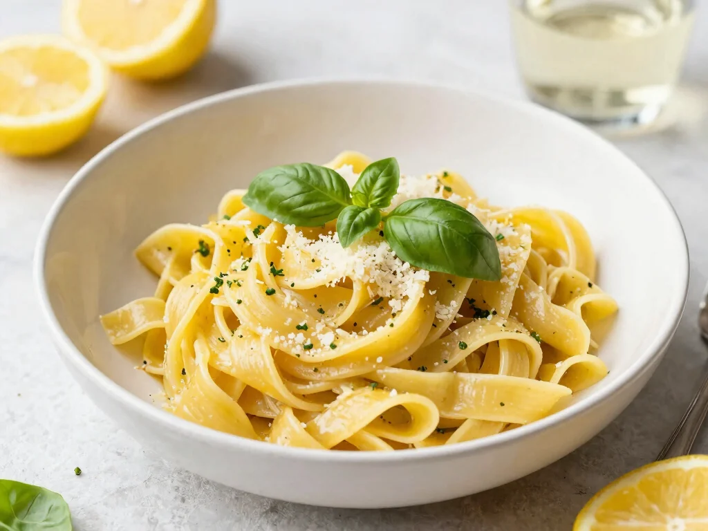 20 Recipes with Lemon Juice (Zesty & Bright) - 8. Lemon Basil Pasta 1
