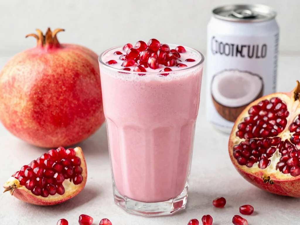 20 Seven Day Juice Cleanse Recipes Plan - 13. Creamy Pomegranate Delight 1