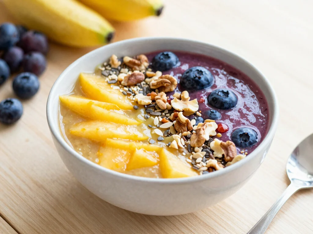 20 Seven Day Juice Cleanse Recipes Plan - 15. Smoothie Bowl Juice 1