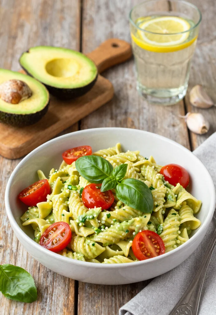20 Vegetarian 15-Minute Meals for Busy Weeknights - 2. Creamy Avocado Pasta 1