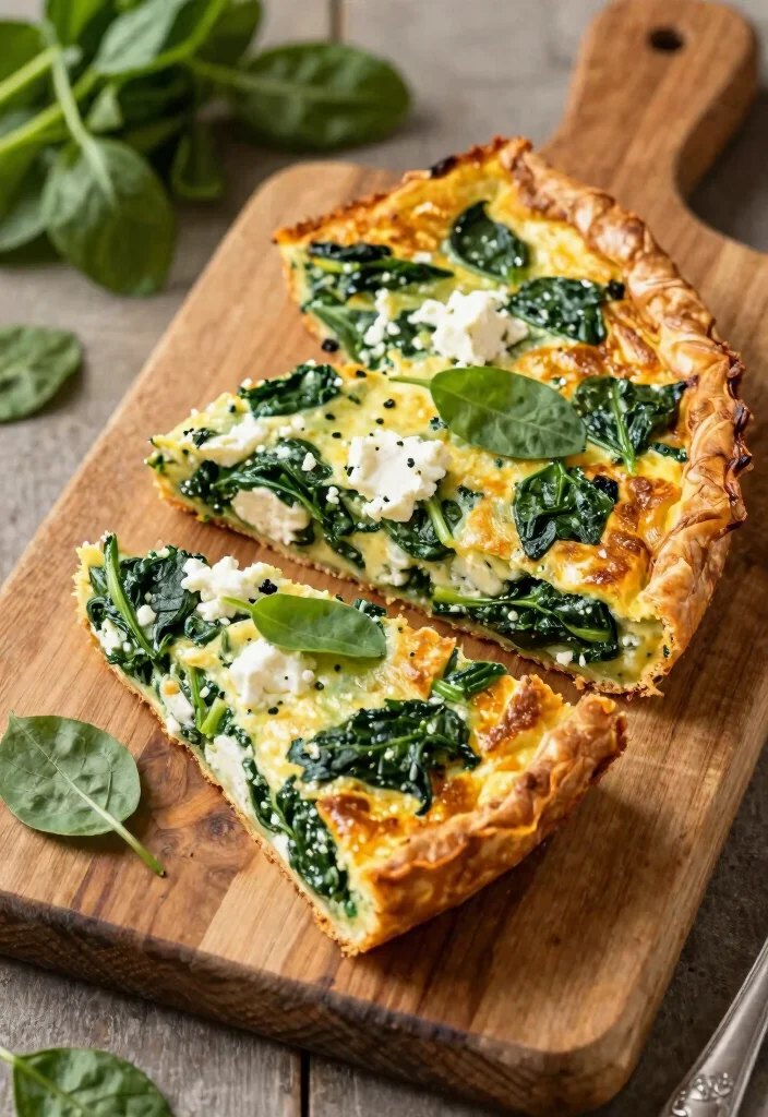 20 Vegetarian 30-Minute Meals for Quick Cooking - 15. Easy Spinach and Feta Frittata 1