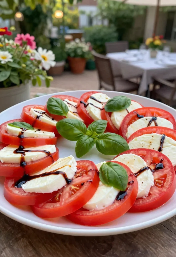 20 Vegetarian 30-Minute Meals for Quick Cooking - 4. Caprese Salad with Balsamic Glaze 1