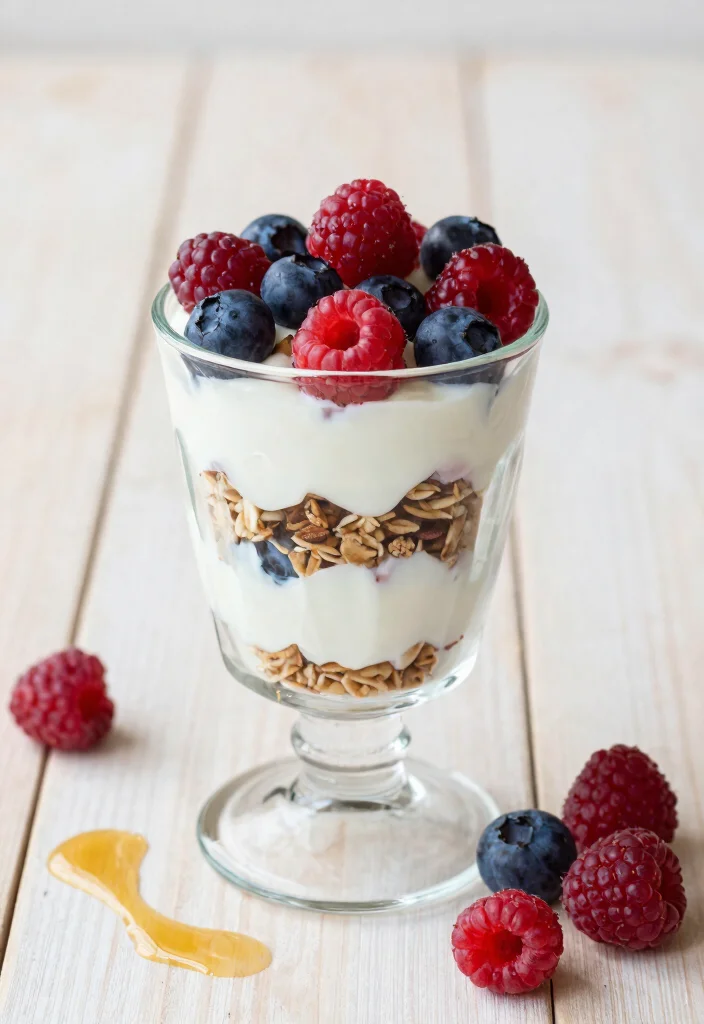 20 Vegetarian Work Lunch Ideas You Can Pack Fast - 9. Greek Yogurt Parfaits 1