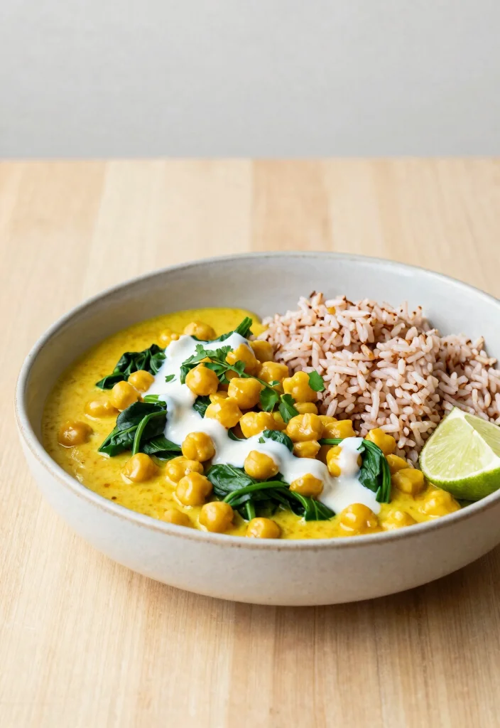 20 Vegetarian Yellow Curry Recipes Full of Flavor - 2. Coconut Chickpea Yellow Curry 1
