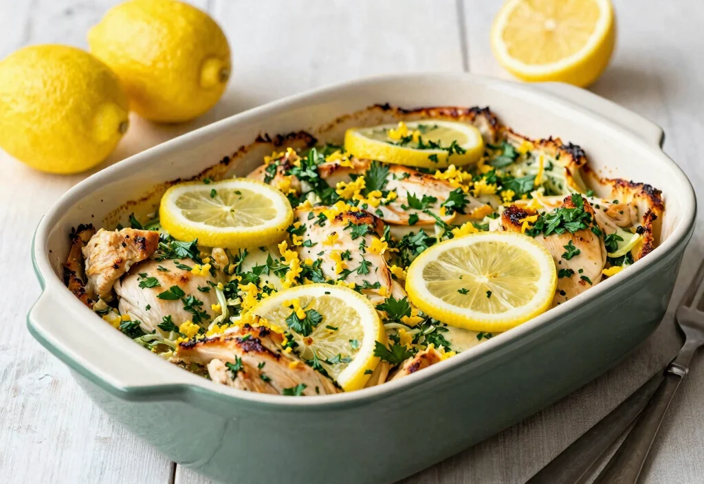 17 Whole30 Casserole Recipes for Easy One-Dish Dinners - 14. Herb and Lemon Chicken Casserole 1