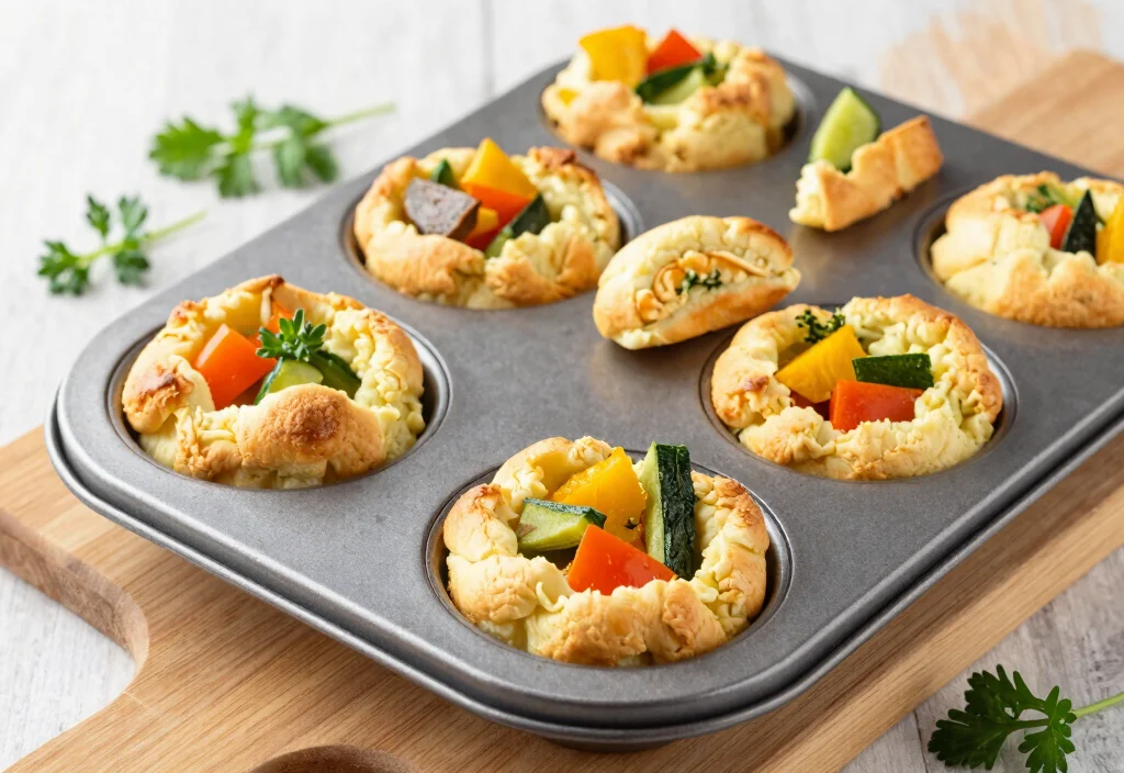 17 Whole30 Cast Iron Recipes Classic Cooking - 6. Vegetable Egg Muffins 1