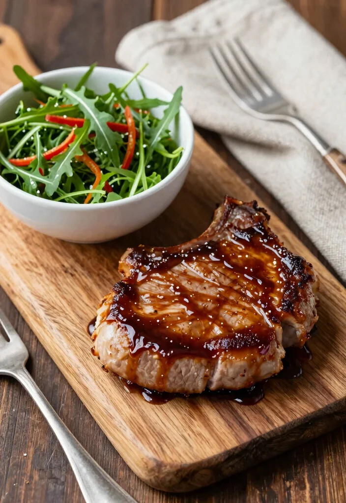 17 Whole30 Pork Chop Recipes for Quick Dinners - 4. Balsamic Vinegar Pork Chops 1