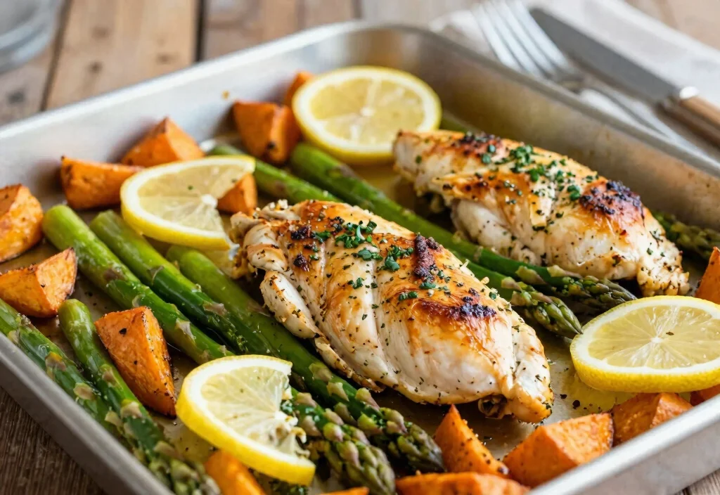 17 Whole30 Sheet Pan Dinners: One Pan, Zero Cleanup - 1. Lemon Garlic Herb Chicken 1