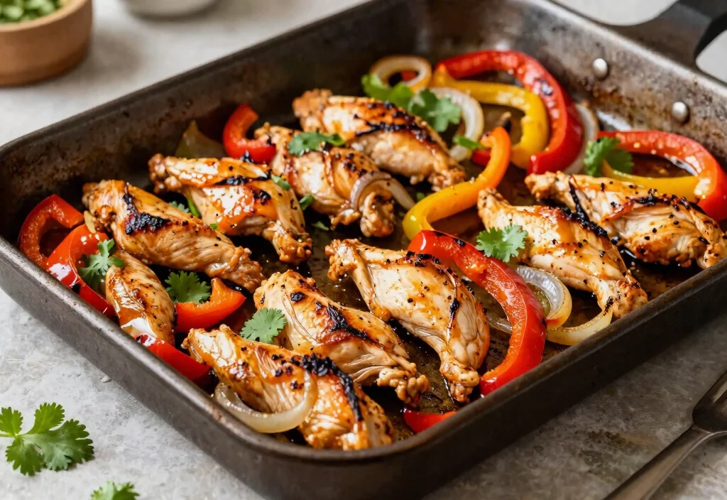 17 Whole30 Sheet Pan Dinners: One Pan, Zero Cleanup - 10. One-Pan Chicken Fajitas 1