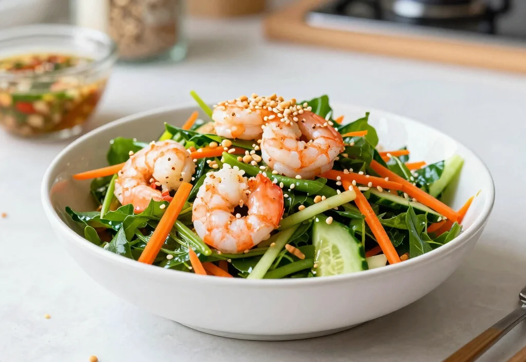 17 Whole30 Shrimp Recipes Fast & Easy - 12. Thai Shrimp Salad 1