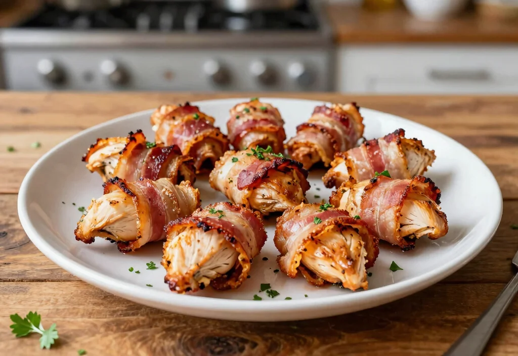 18 Whole30 Dinner Recipes for Busy Weeknights - 17. Bacon-Wrapped Chicken Bites 1