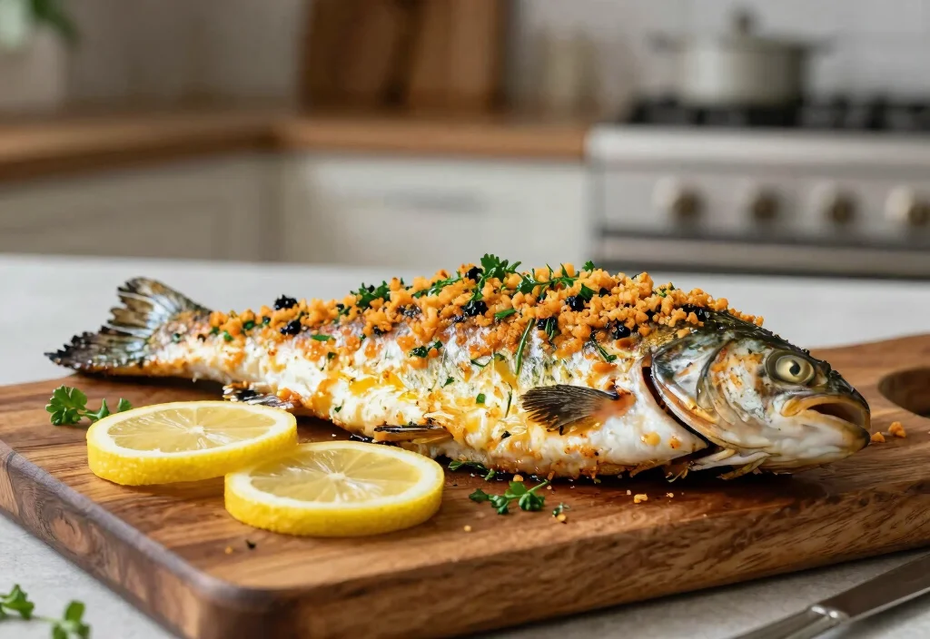 18 Whole30 Fish Recipes for Lighter Options - 8. Herb-Crusted Baked Trout 1