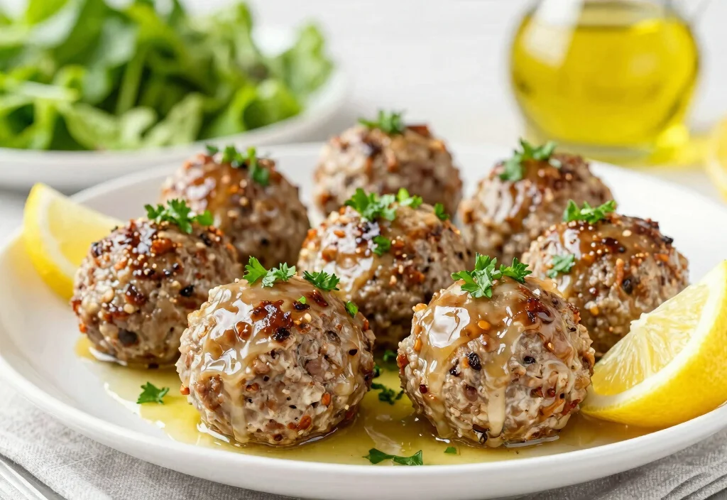 18 Whole30 Meatball Recipes Versatile & Tasty - 1. Zesty Lemon Garlic Meatballs 1