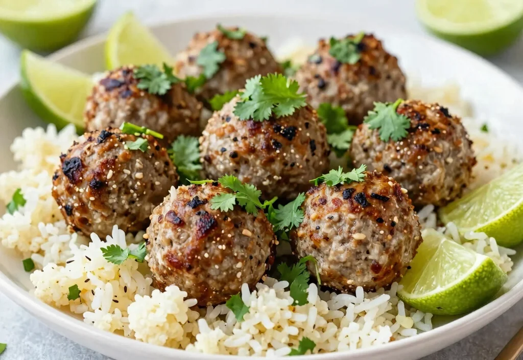 18 Whole30 Meatball Recipes Versatile & Tasty - 12. Cilantro Lime Meatballs 1