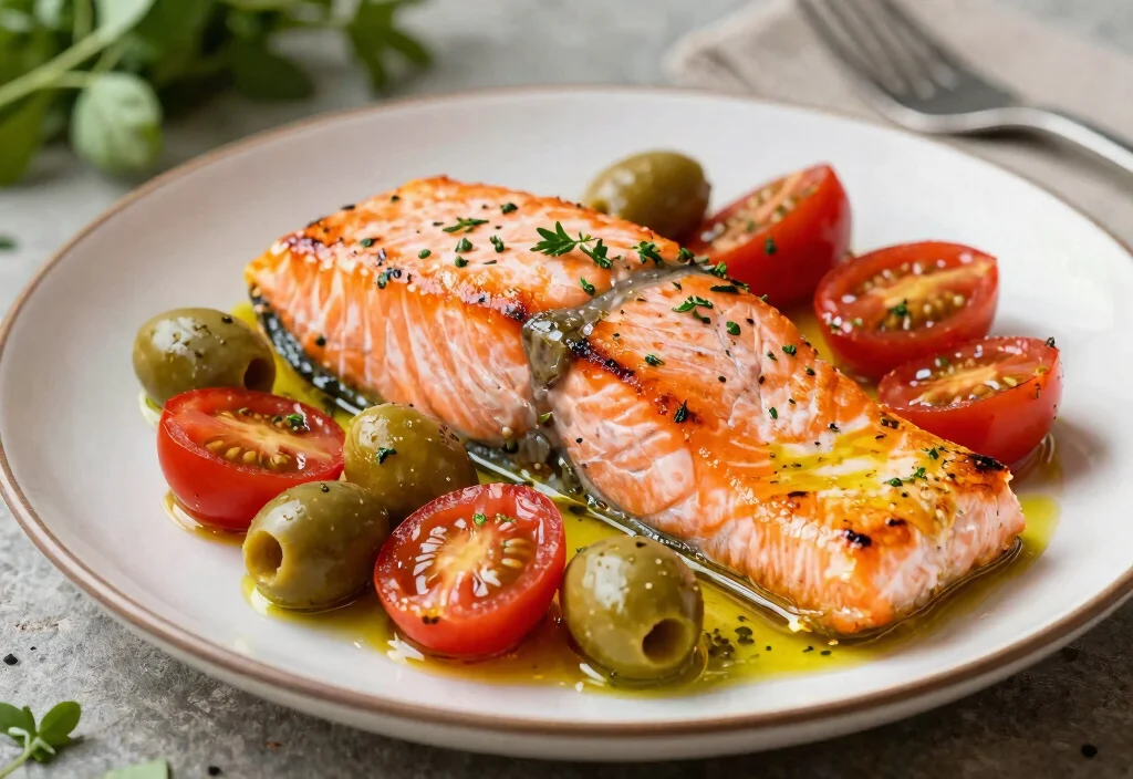 18 Whole30 Oven Recipes for Hands-Off Cooking - 4. One-Pan Mediterranean Salmon 1