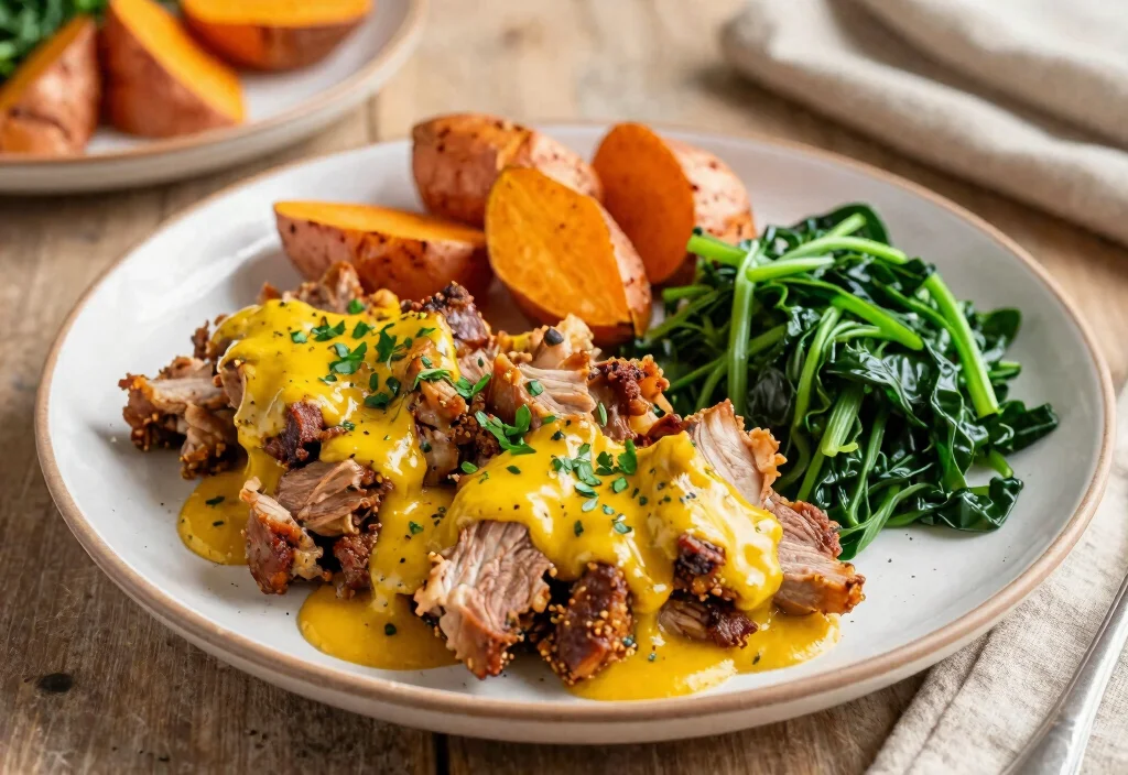 18 Whole30 Pulled Pork Recipes from Slow Cooker - 11. Maple Mustard Pulled Pork 1