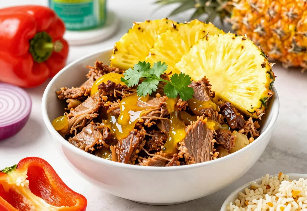 18 Whole30 Pulled Pork Recipes from Slow Cooker - 4. Hawaiian-Style Pulled Pork 1