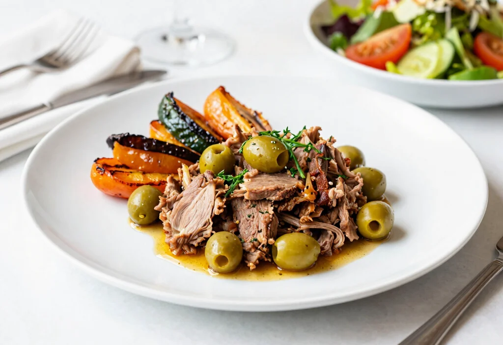 18 Whole30 Pulled Pork Recipes from Slow Cooker - 6. Mediterranean Pulled Pork 1