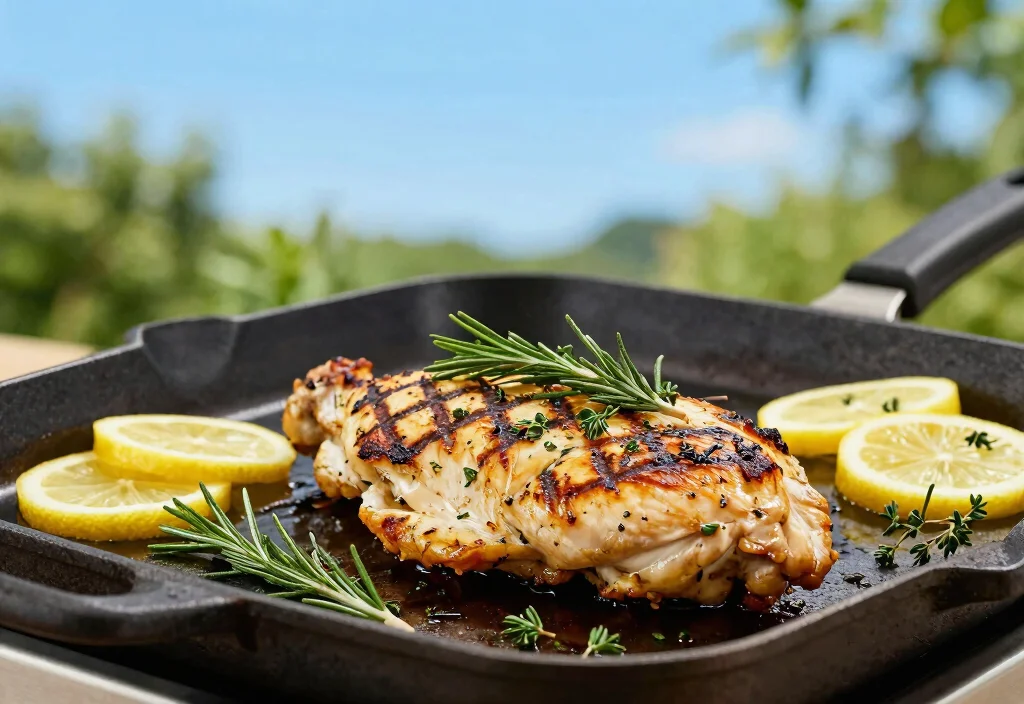 19 Whole30 Blackstone Griddle Recipes for Outdoor Cooking - 1. Griddled Lemon Herb Chicken 1