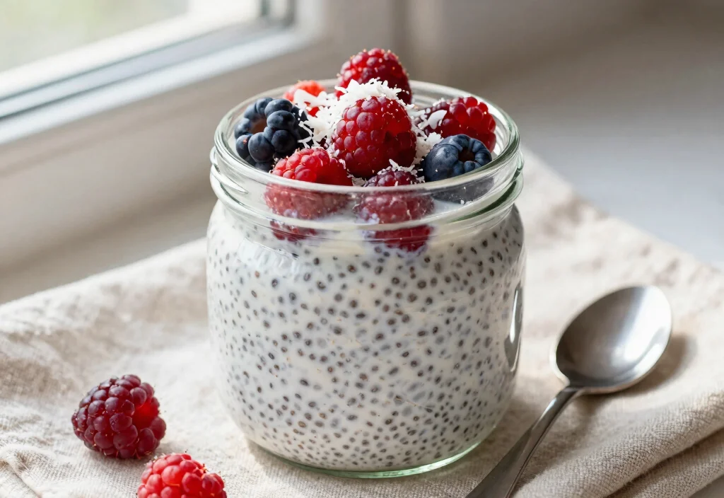 19 Whole30 Breakfast Recipes to Start Your Day - 3. Coconut Chia Seed Pudding 1