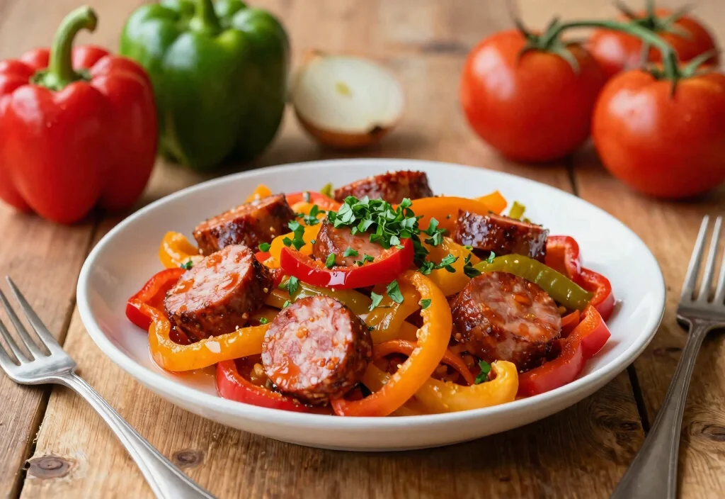 19 Whole30 Crockpot Recipes for Busy Families - 5. Italian Sausage and Peppers 1