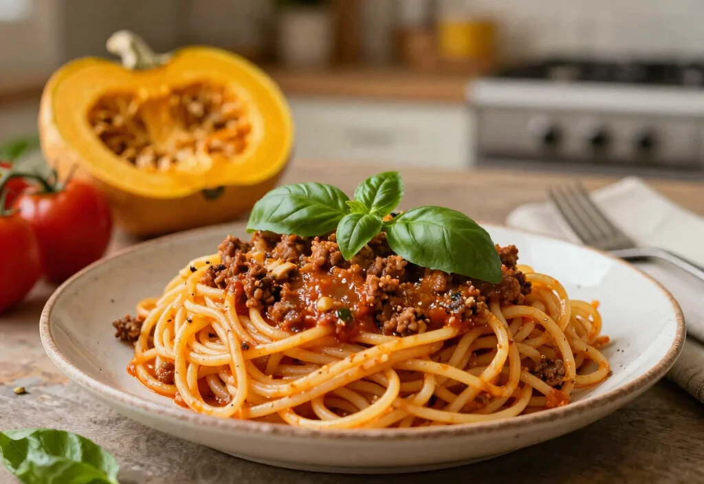 19 Whole30 Crockpot Recipes for Busy Families - 8. Spaghetti Squash Bolognese 1
