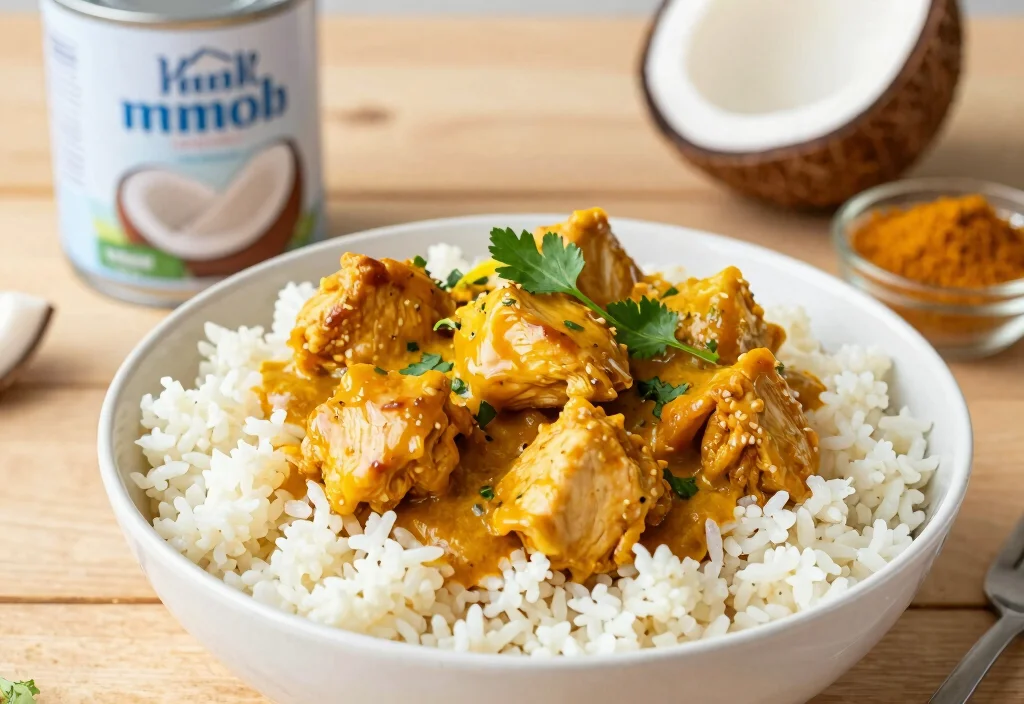 19 Whole30 Crockpot Recipes for Busy Families - 9. Coconut Curry Chicken 1