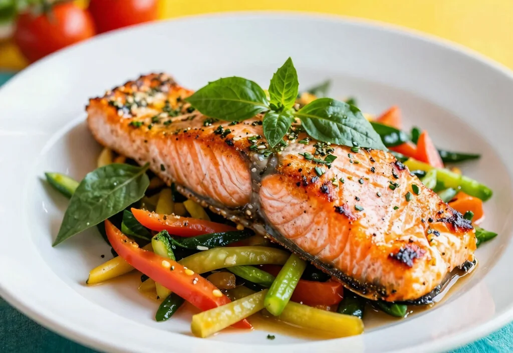 19 Whole30 Salmon Recipes Healthy & Omega Rich - 16. Thai Basil Salmon 1