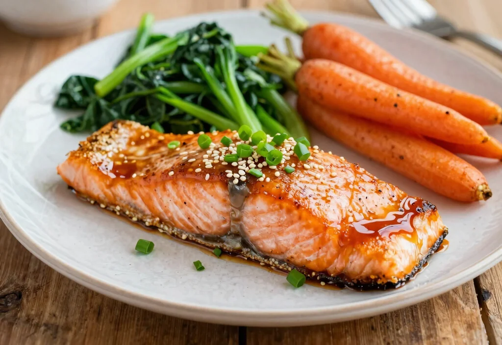 19 Whole30 Salmon Recipes Healthy & Omega Rich - 2. Honey Garlic Glazed Salmon 1