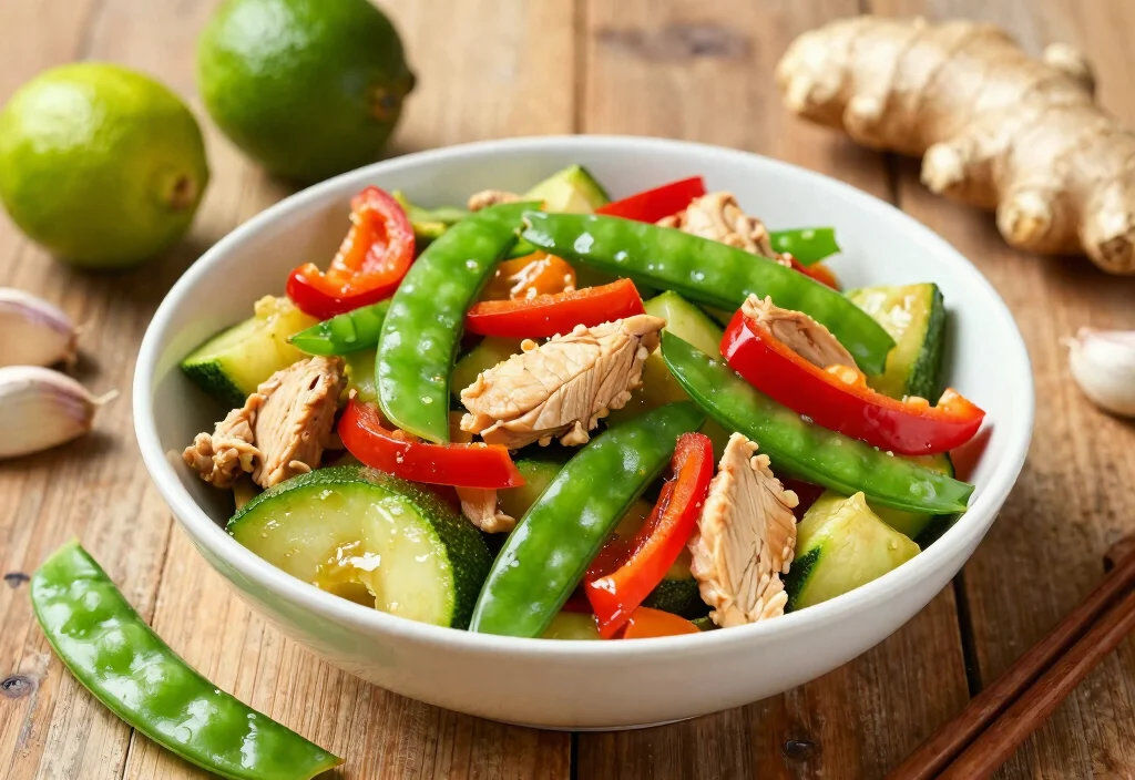 19 Whole30 Stir Fry Recipes Quick & Colorful - 1. Zesty Chicken and Veggie Stir Fry 1