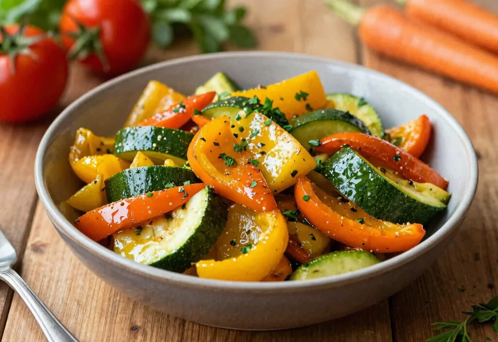 19 Whole30 Stir Fry Recipes Quick & Colorful - 19. Roasted Vegetable Stir Fry 1