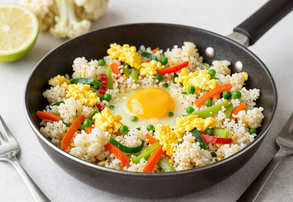 19 Whole30 Stovetop Recipes Quick & Easy - 12. Cauliflower Rice Stir-Fry 1