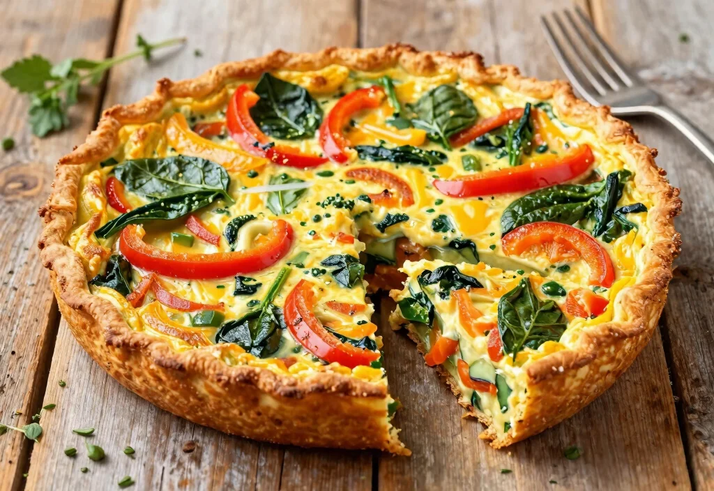 19 Whole30 Stovetop Recipes Quick & Easy - 18. Savory Vegetable Frittata 1