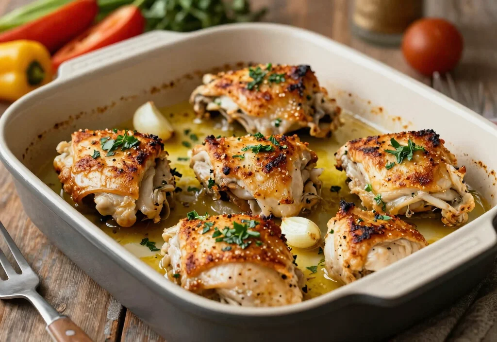 20 Whole30 Chicken Recipes Every Home Cook Needs - 11. Garlic Butter Chicken Thighs 1