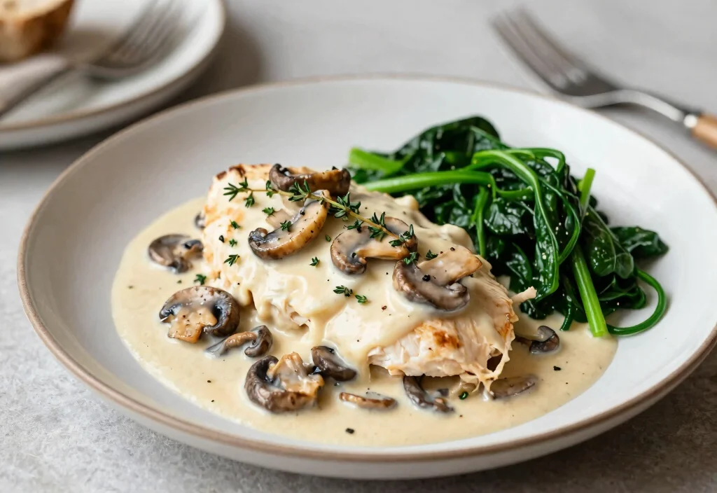 20 Whole30 Chicken Recipes Every Home Cook Needs - 13. Creamy Mushroom Chicken 1