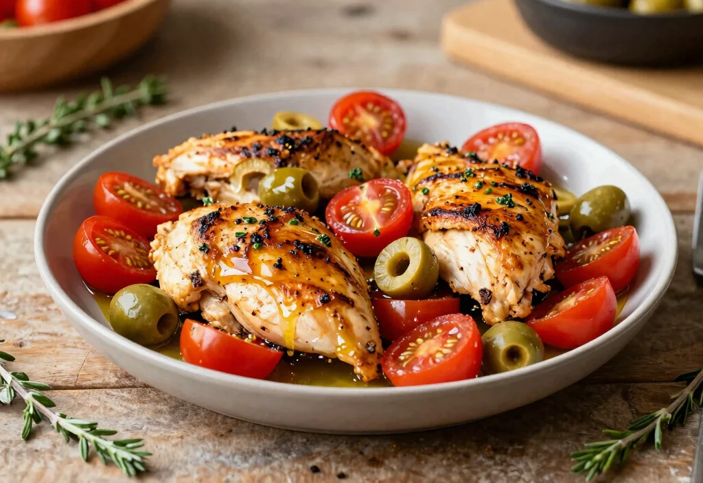 20 Whole30 One Pot Meals for Busy Families - 10. Whole30 Mediterranean Chicken 1