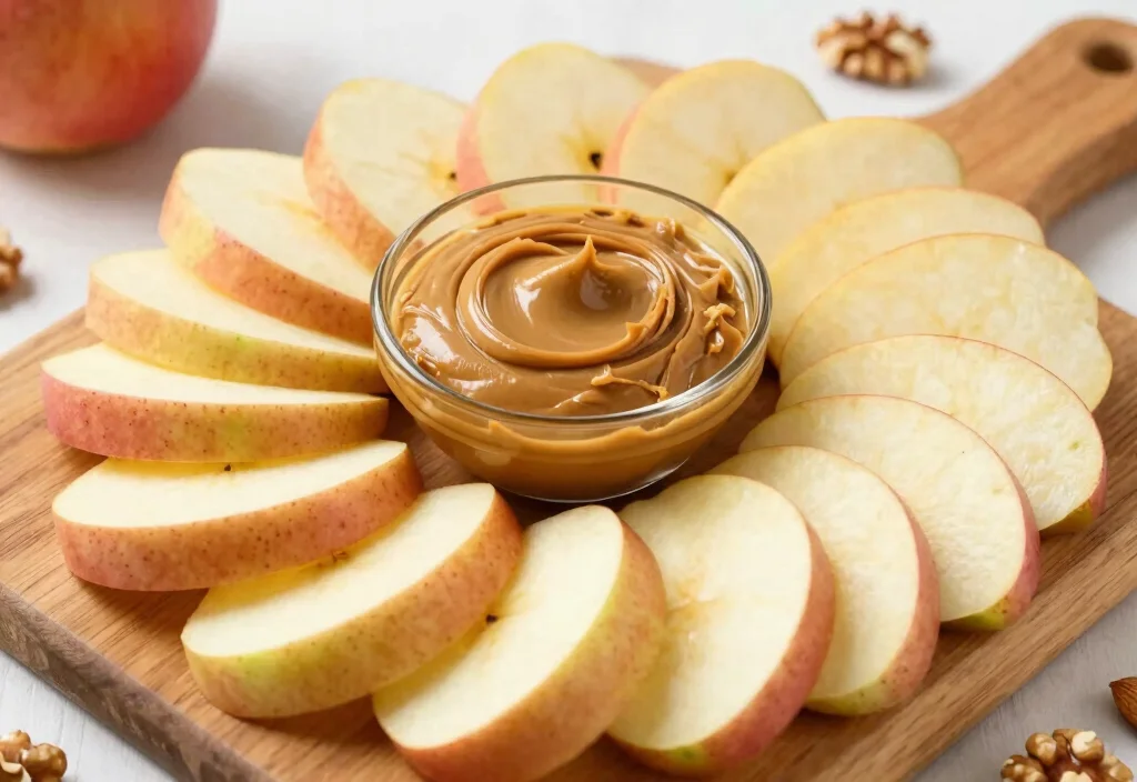 20 Whole30 Snacks for On-the-Go Energy - 11. Apple Slices with Nut Butter 1