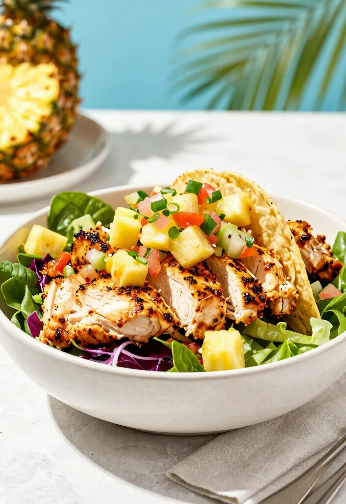 20 Whole30 Taco Bowl Recipes Easy Assembly - 15. Taco Bowl with Pineapple Salsa 1