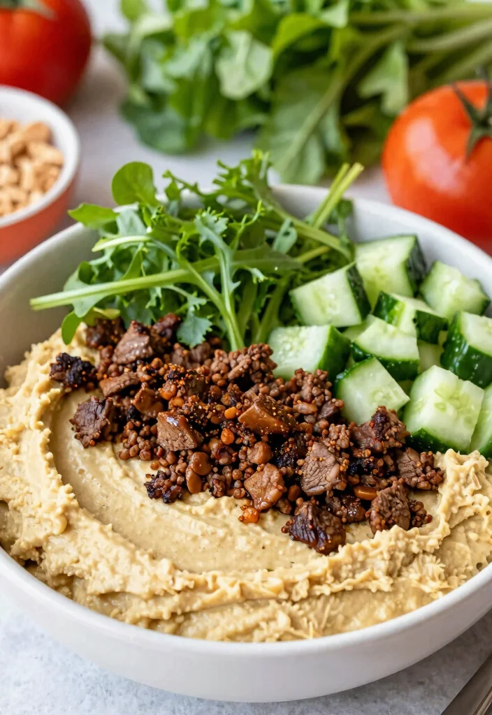 20 Whole30 Taco Bowl Recipes Easy Assembly - 17. Taco Bowl with Hummus 1