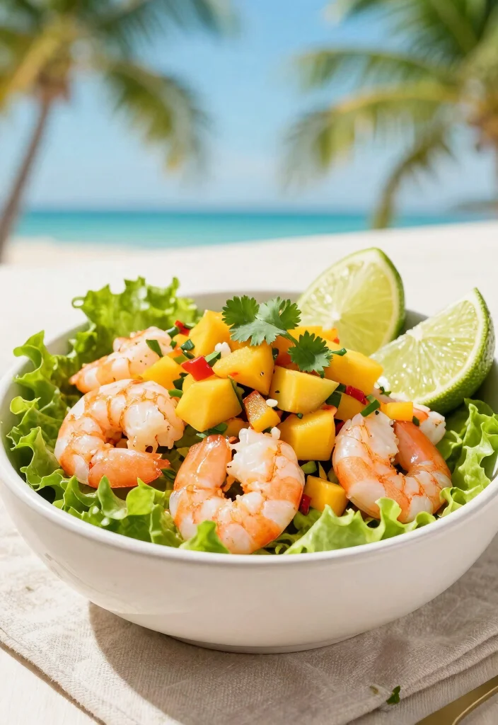20 Whole30 Taco Bowl Recipes Easy Assembly - 3. Shrimp Taco Bowl with Mango Salsa 1