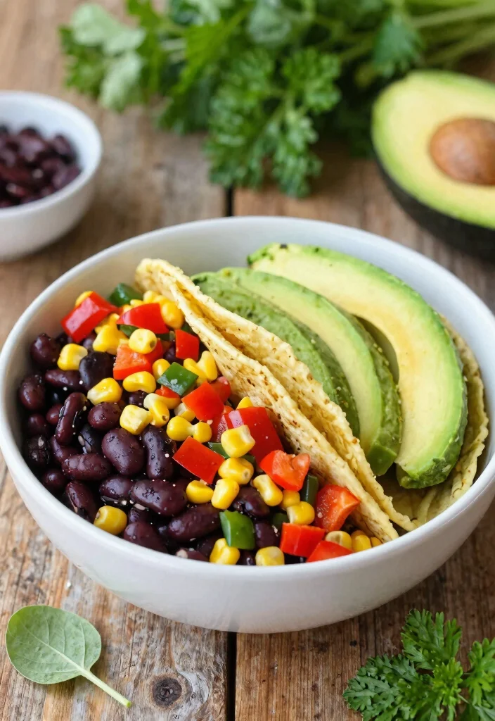 20 Whole30 Taco Bowl Recipes Easy Assembly - 4. Vegetarian Taco Bowl 1