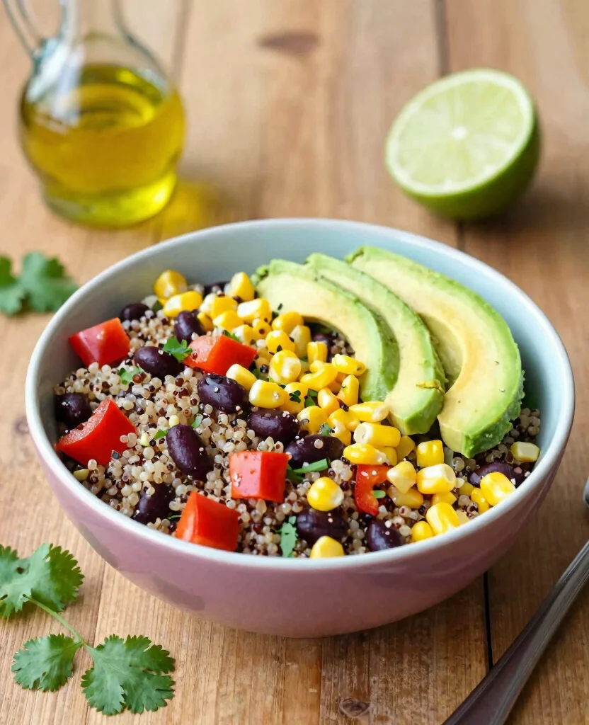 10 Balanced Vegetarian Meal Plan Ideas for Weight Loss Success - 1. Quinoa & Black Bean Salad 1