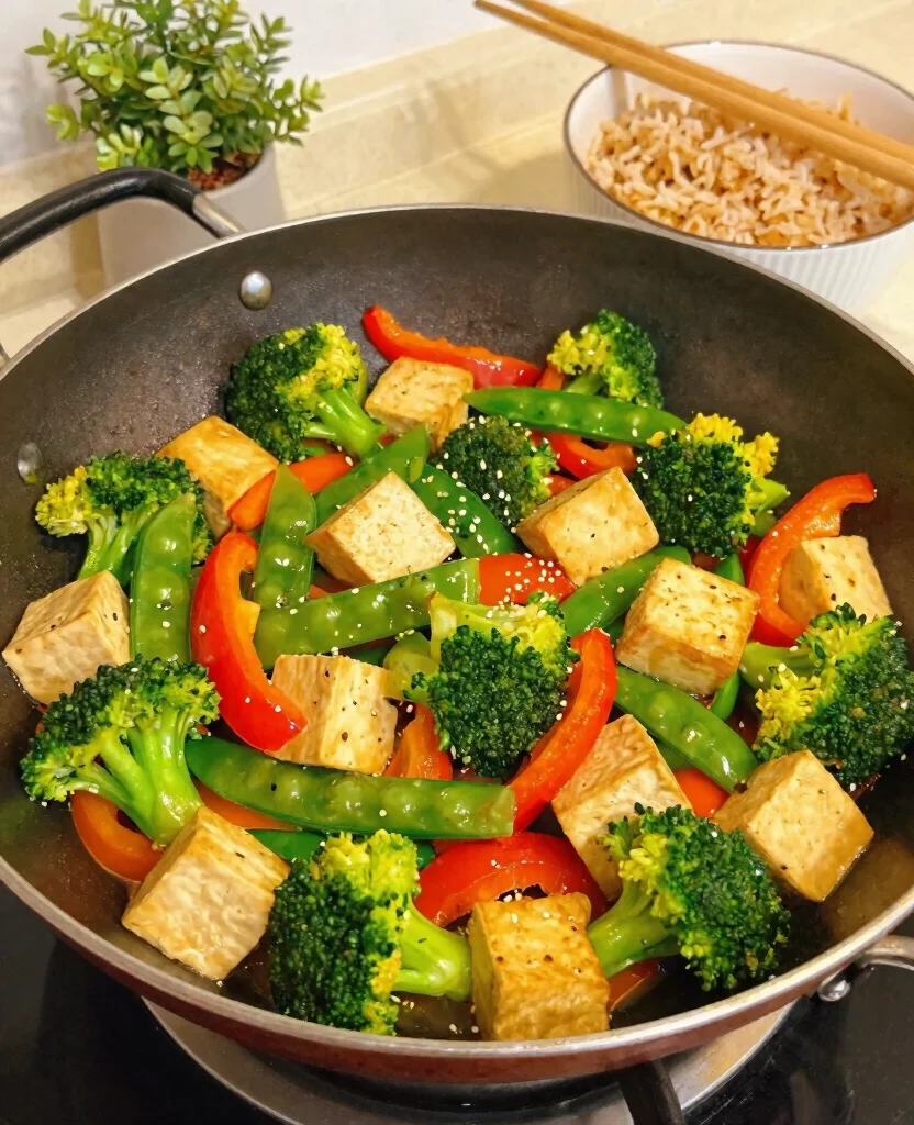 10 Balanced Vegetarian Meal Plan Ideas for Weight Loss Success - 2. Vegetable Stir-Fry with Tofu 1