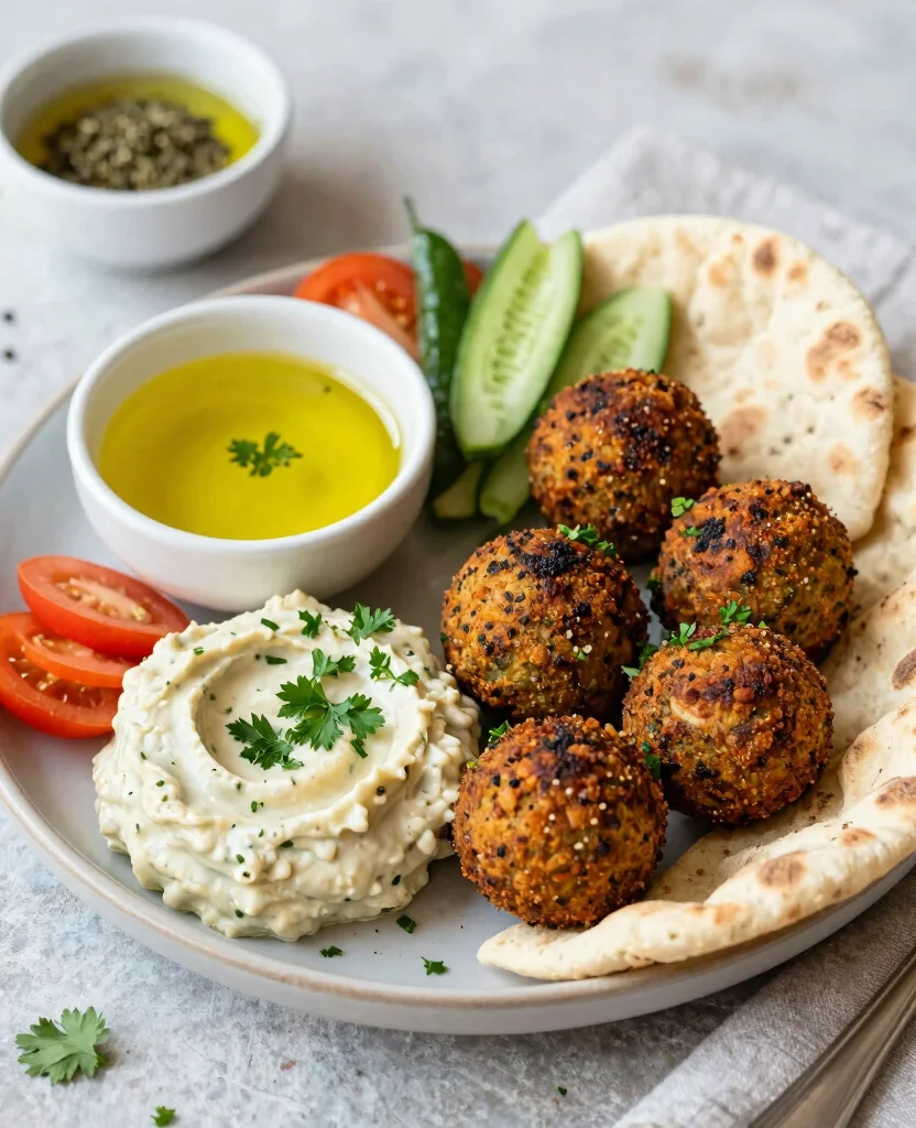 10 Balanced Vegetarian Meal Plan Ideas for Weight Loss Success - 9. Baked Falafel with Tahini Sauce 1